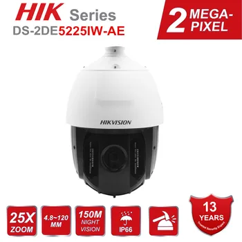 

Hikvision PTZ IP Camera Outdoor DS-2DE5225IW-AE 2 Megapixel 25X Optical Zoom IR Speed Dome Camera H.265+