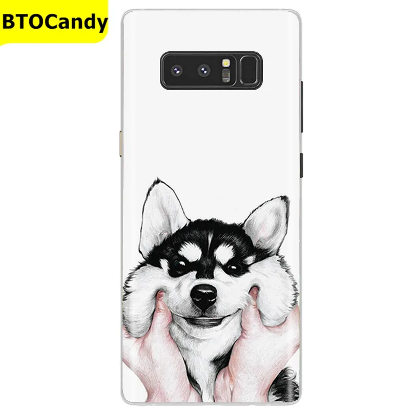 For Samsung Galaxy Note 8 Case N950F N950 Soft Tpu Silicone Case For Samsung Galaxy Note 8 Note8 Back Phone Cases Coque Fundas mous wallet Cases & Covers