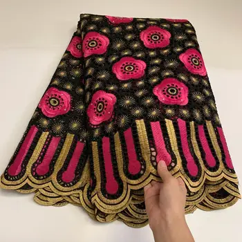 

African Cotton High Quality Swiss Voile Lace Fabric With Stones Swiss Voile Lace In Switzerland African Lace Fabric