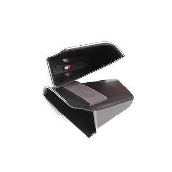 

Black ABS Plastic Car Door Storage Box Organizer Tray Accessories For Audi A4L Q5 2018