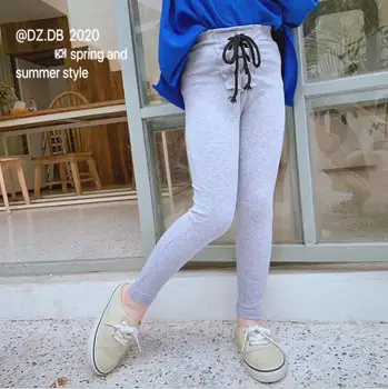 

2020 new wholesale girls bow leggings spring cotton fashion girls leggings 3-9t C495