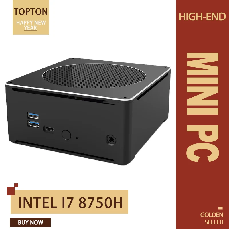 Мини-ПК Windows 10 процессор Intel Core i7 8750H 8 ГБ/128 Гб SSD поддерживает 2 5 ''HDD &amp SSD/4 K/HDMI