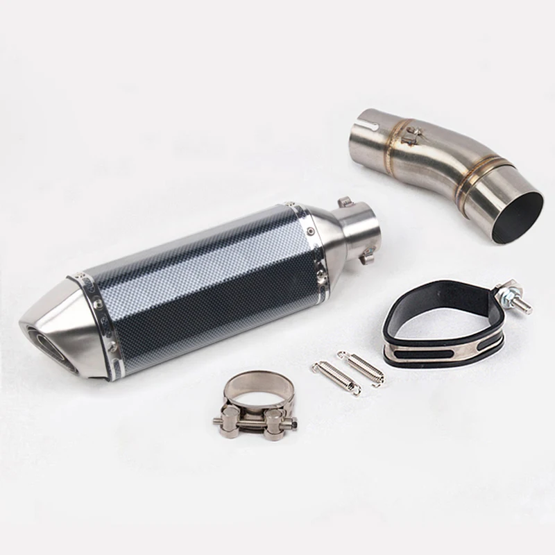 For Kawasaki Z400 Ninja400 250 2017-2020 Motorcycle Exhaust Muffler Pipe with Silencer Mid Link Pipe Stainless Steel System - Image 4