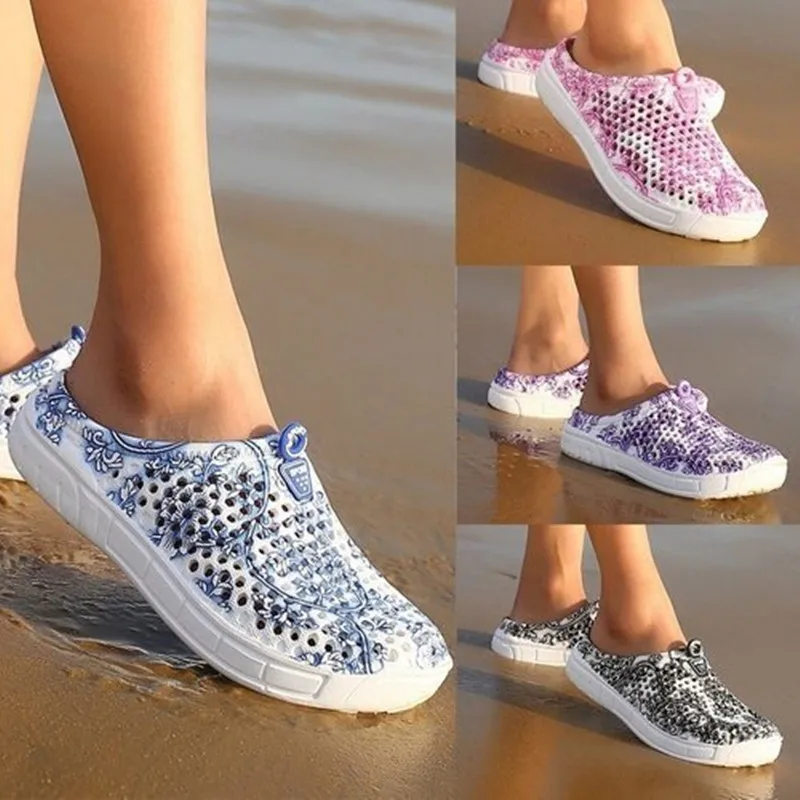 Slippers Beach-Sandals Womens Shoes Garden Summer Wooden Bathroom Breathable