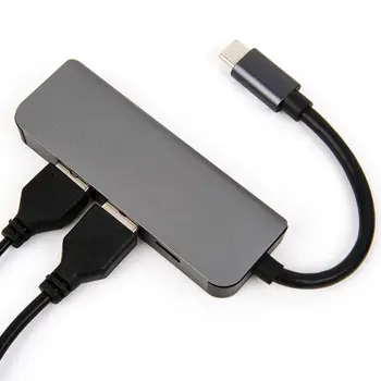 

4 in 1 Type-c to -Adapter 2 USB 3.0 Ports High-Definition /PD Ports Hub