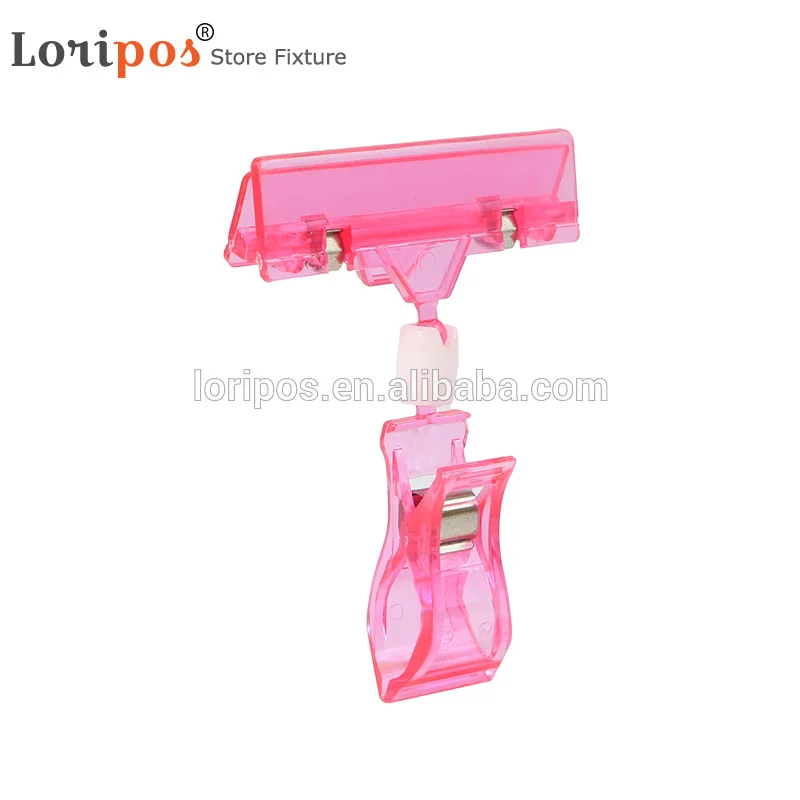 8 X 11 cm Plastic Translucence Green Blue Orange Rose Red POP Memo Note Price Label Sign Info Name Card Picture Photo Clip Hold