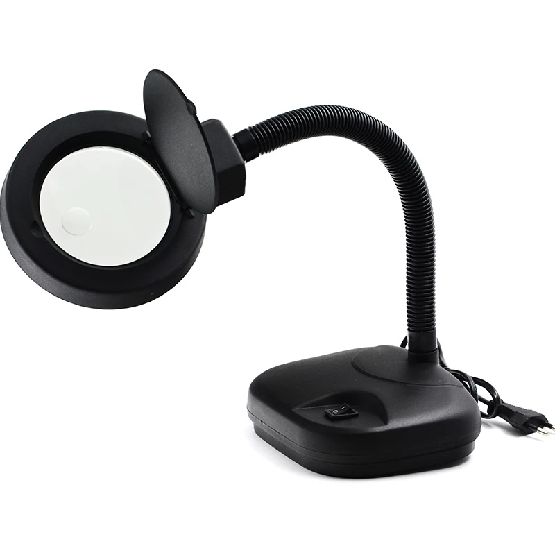 

5 times magnifying glass desk lamp with lamp magnifying glass mobile phone repair welding reading writing lighting magnification