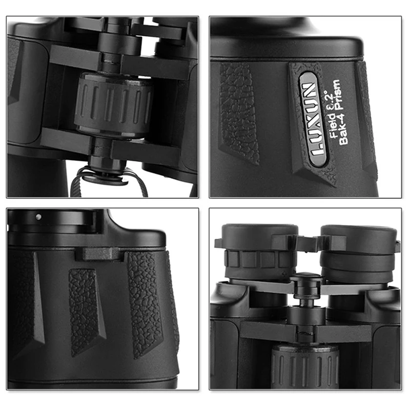 Luxun 20x50 High Maginification Zoom Porro Binocular HD Military Powerful Optical Telescope Wide Angle for Outdoor Hunting 5
