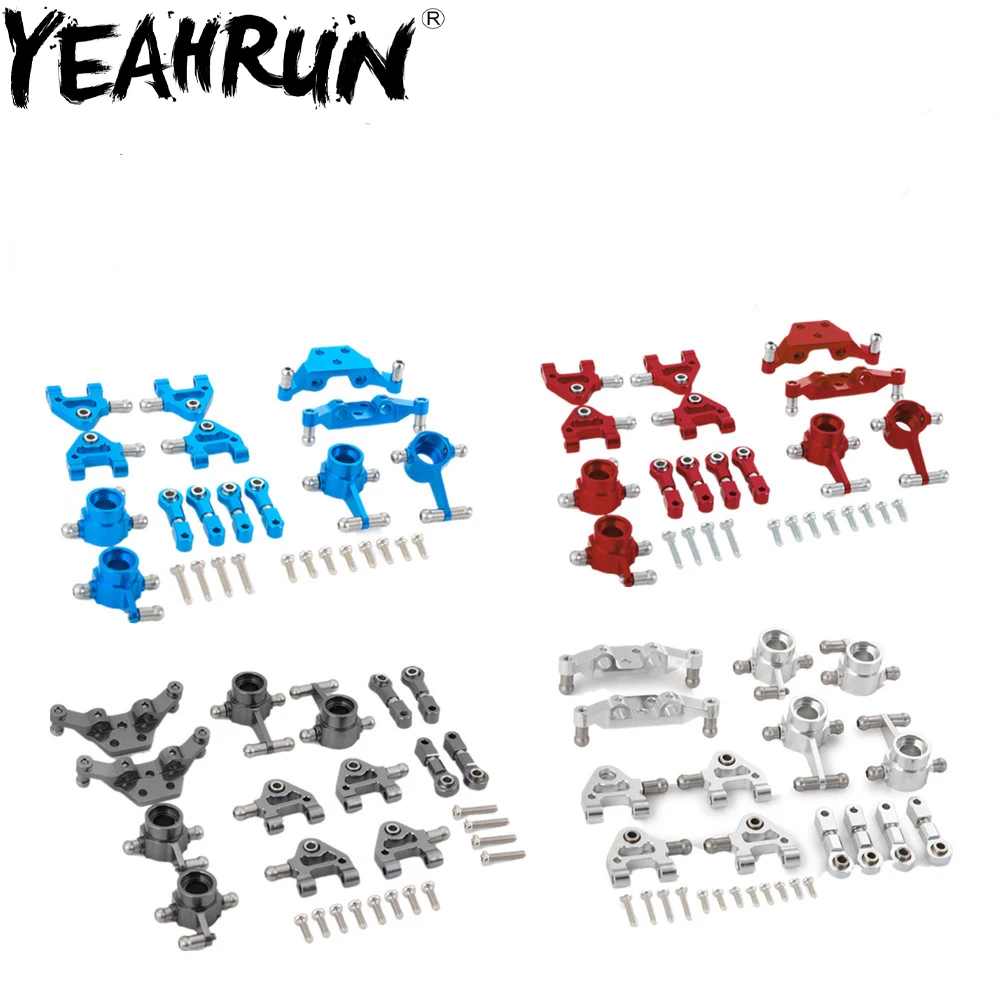 YEAHRUN 14 шт./компл. металл полный набор обновления Запчасти для Wltoys 1/28 P929 P939 K979 K989 K999 K969 Rc автомобиль Запчасти