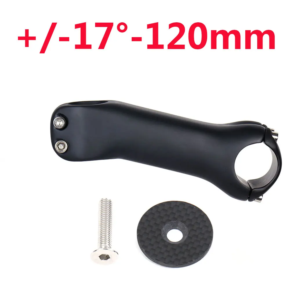 17Degree120mm-2113 LRG велосипедный вынос руля аксессуары полностью из углеродного волокна, стержни дороги углерода/горный велосипед стволовых полюс 6/17 градусов 31,8 мм* 70-130 мм - Цвет: 17Degree120mm-2113