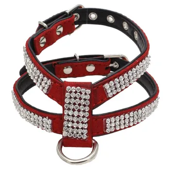 

Leash For Small Dogs Harness Leather Occasion Dog Collar Cat Dog Harnesses Collars