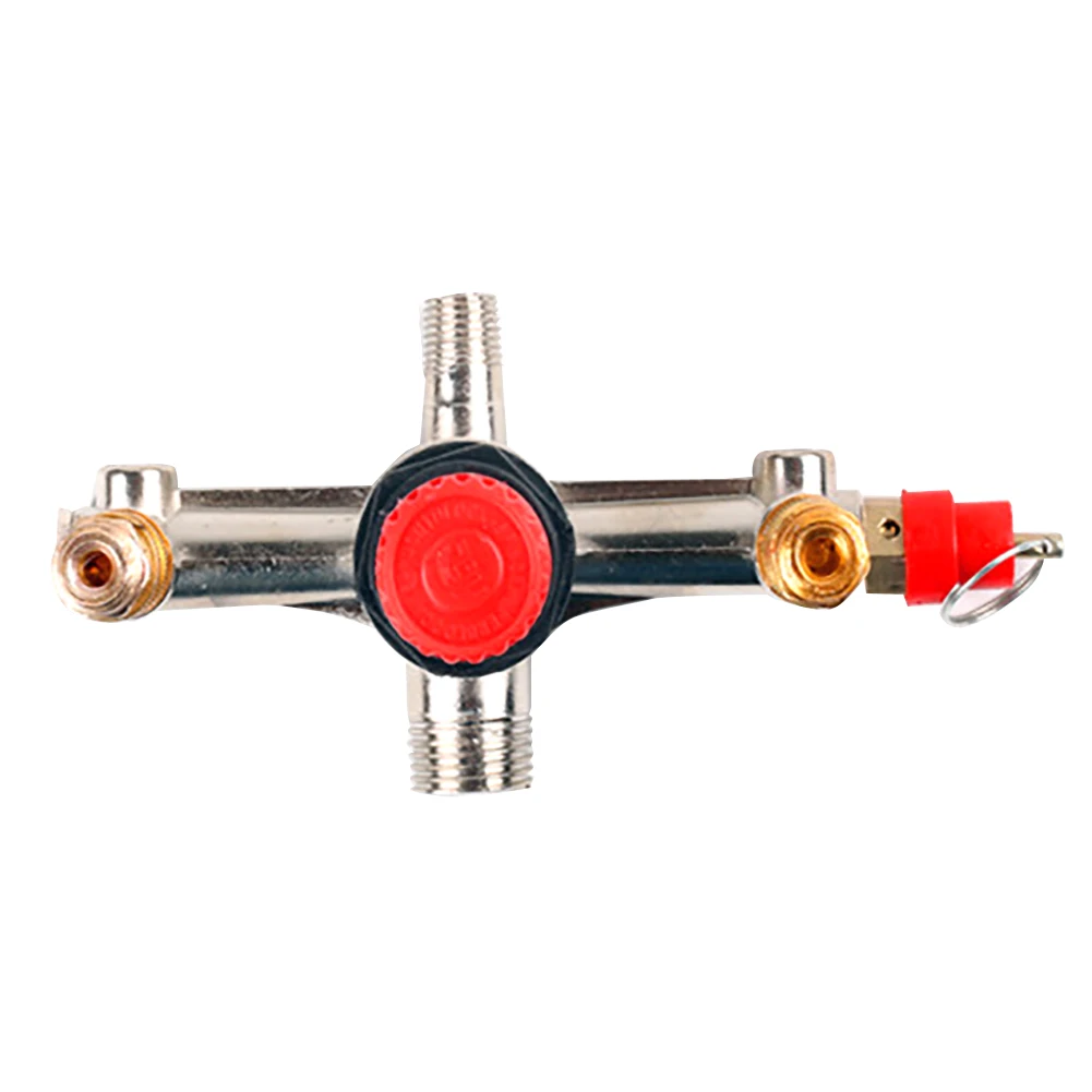 Gauges Bracket Regulator Aluminum Tool Pressure Control Accessories Air Compressor Relief Manifold Durable Switch Set 90-120PSI