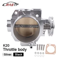 Korpus przepustnicy dla RSX DC5 CIVIC SI EP3 K20 K20A 70MM CNC wlotu korpus przepustnicy wydajność kolektora dolotowego RS-THB005-70mm
