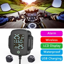 Car-Alarm-Systems Tire-Pressure-Monitoring-System Fast-Charger Motorcycle Tpms Security