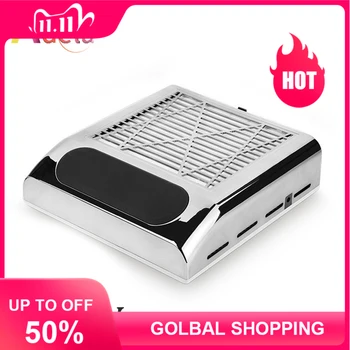 

Professional 80W Nail Suction Dust Collector 110V/220V Nail Lamp Nail Dryer Tool Automatic Sensing 10s Quick-Drying Art Tools