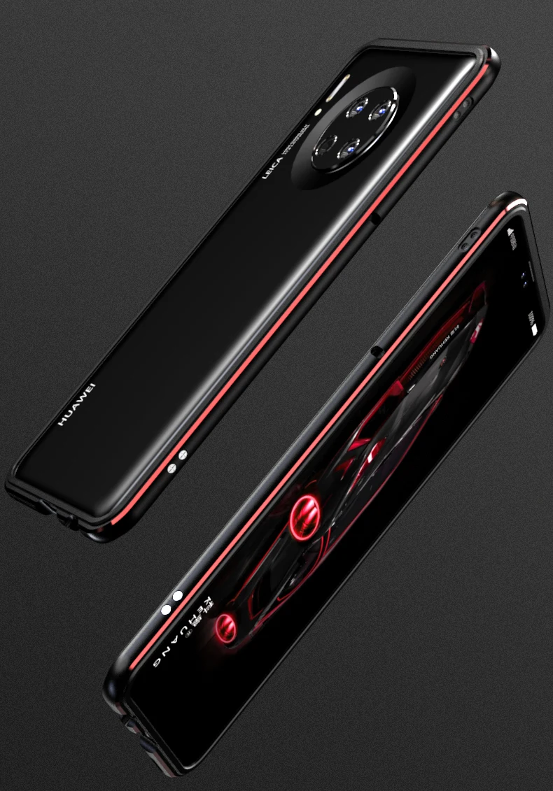 Роскошный ультра тонкий алюминиевый металлический бампер чехол для huawei mate 30 противоударный жесткий защитный чехол для телефона для huawei mate 30 Чехол