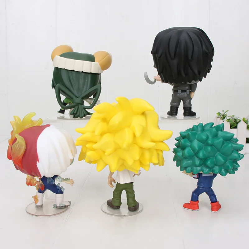 10 см аниме Q ver. My Hero Academy figure DEKU Midoriya izku Bakugou Katsuki All Might Asui Tsuyu Aizawa Shota фигурка модель игрушки