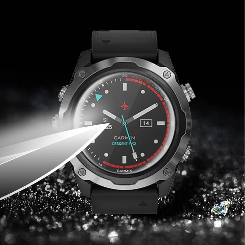 Garmin Descent Mk2 / MK2i 스마트 시계 화면 보호기 커버 보호용 5pcs 소프트 TPU 투명 보호 필름 Smartwatch 가드