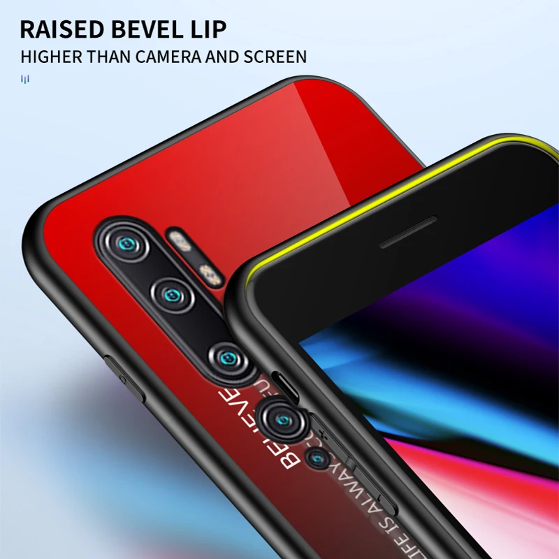 Для Xiaomi mi 9 Pro 5G CC9 Pro mi Note 10 Pro Чехол из закаленного стекла с градиентом чехол для Xiao mi Red mi Note 8T чехол