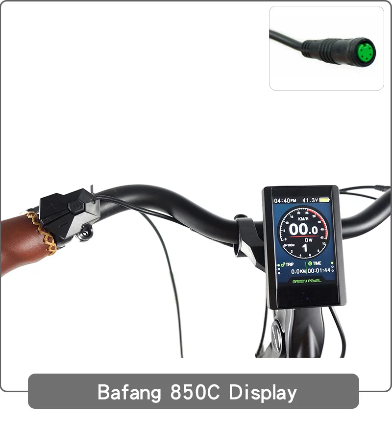 Bafang dpc18 display com controlador interruptor porta