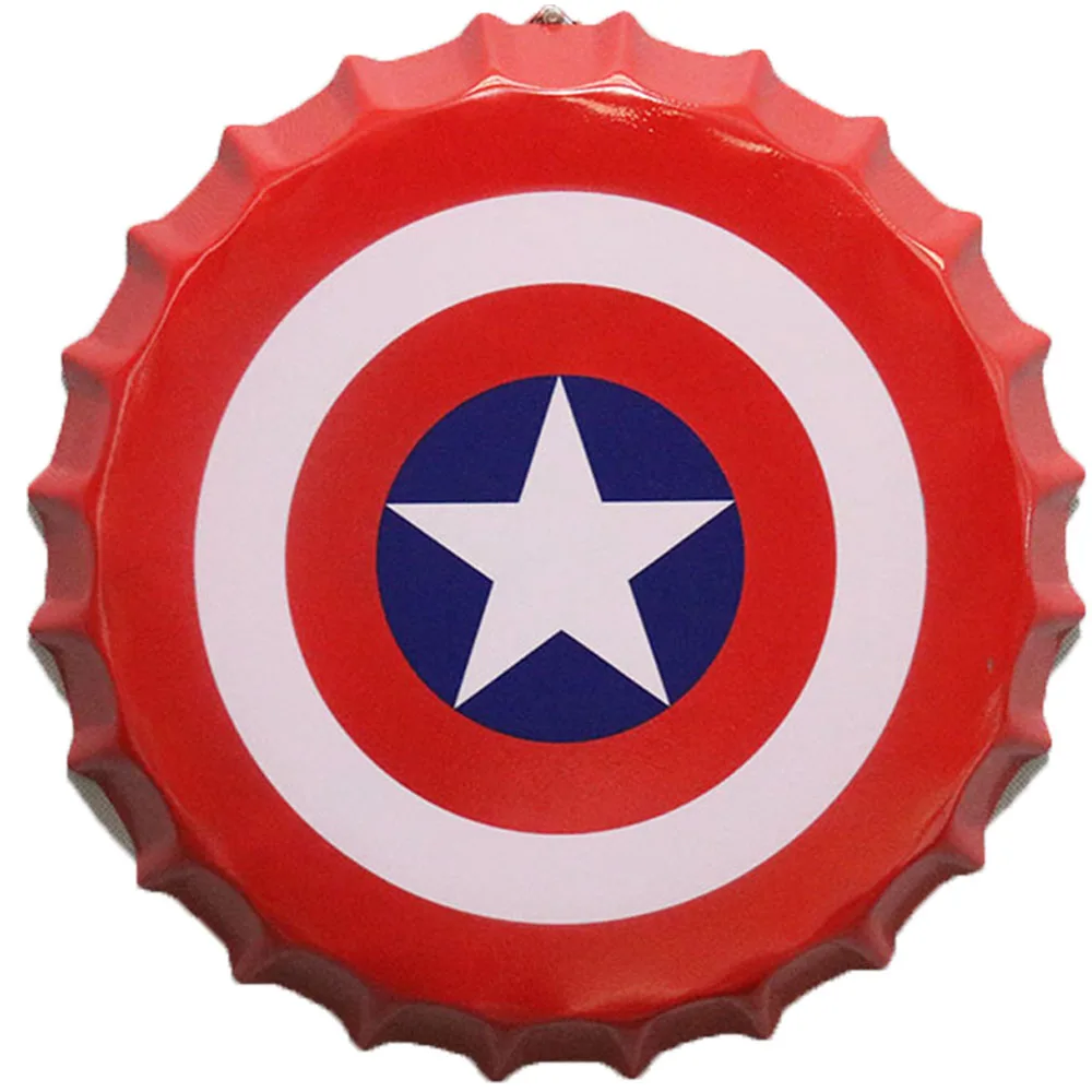 Щит ретро пиво Кепки шлейфом Америка щит винтажный металлический постер на стену