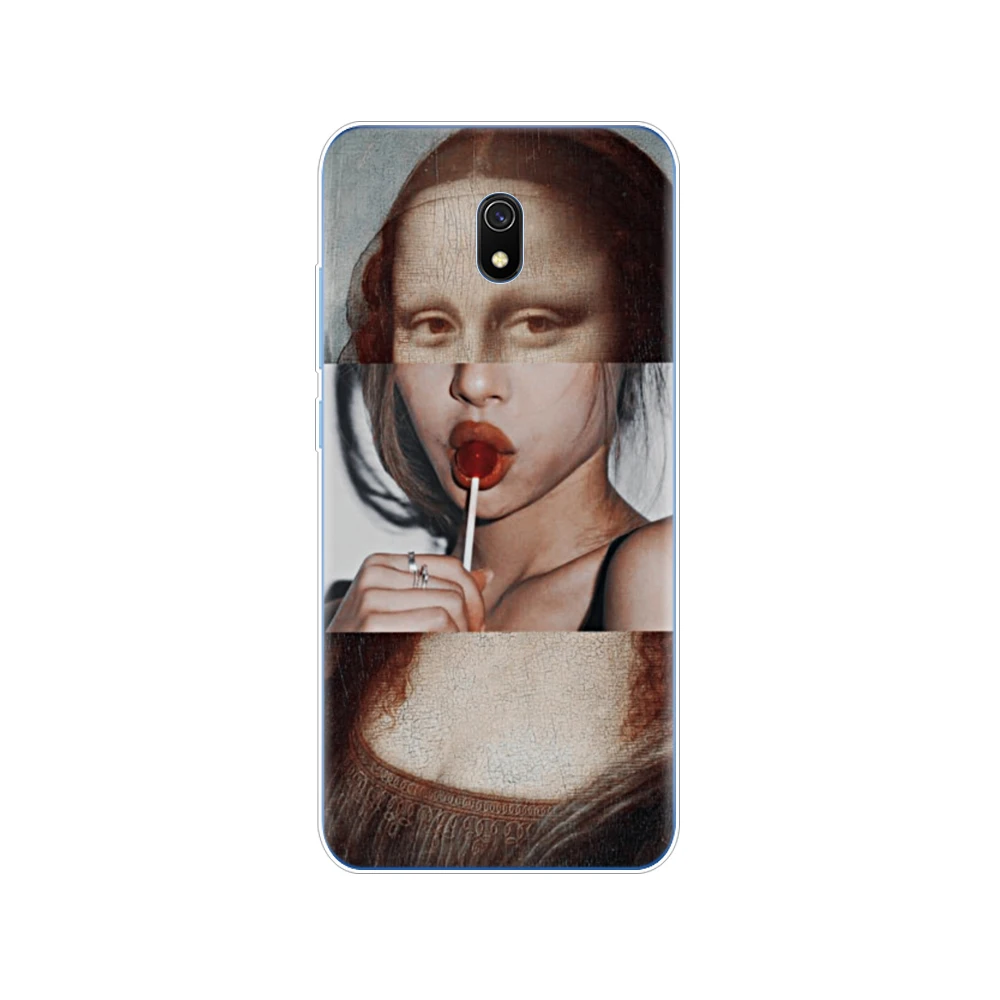 Силиконовый чехол для xiaomi redmi 8a, чехол из мягкого ТПУ, чехол для redmi 8a, бампер hongmi 8a, бампер, чехол для телефона с рисунком цветов, милый