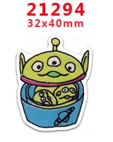 PR-21294 Наборы для творчества Герой мультфильма с плоской задней частью Плоские наклейки 30 штук. PR-21033-21552 - Цвет: PR-21294