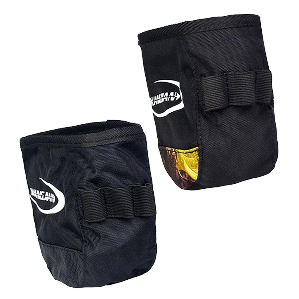 Black Yellow 13.5cm 2 шт. соединение смычка сумка для стрельбы из лука релиз пояс держатель Водонепроницаемый инструмент для стрельбы из лука для охоты на открытом воздухе тренировка - Цвет: Black Yellow 13.5cm