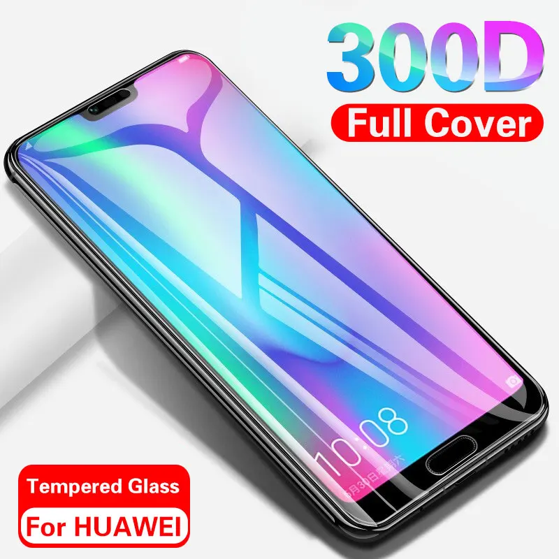 300D изогнутое закаленное стекло для huawei Honor 10 Lite 20 Lite Pro Защита экрана для Honor 8X 10i V10 V20 Защитная стеклянная пленка