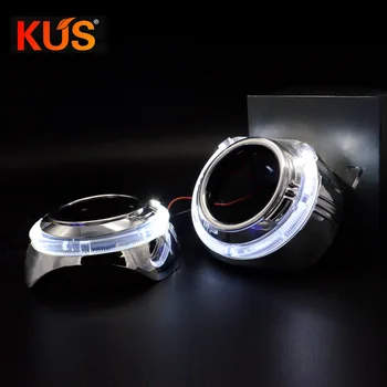 

3.0 Inch DRL Angel Eyes Mask Cover Shrouds For H1 Q5 Hella Bixenon Projector Lens For Motorcycle Car Headlight Retrofit