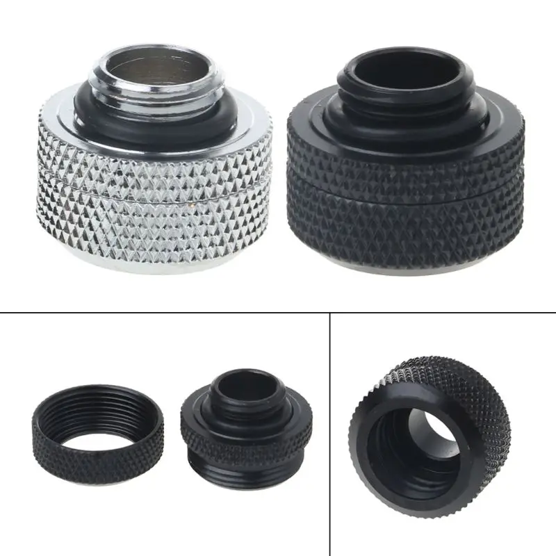 

Water Cooling G1/4 Thread 14mm Rigid Hard Tube Connector Water Block Fitting