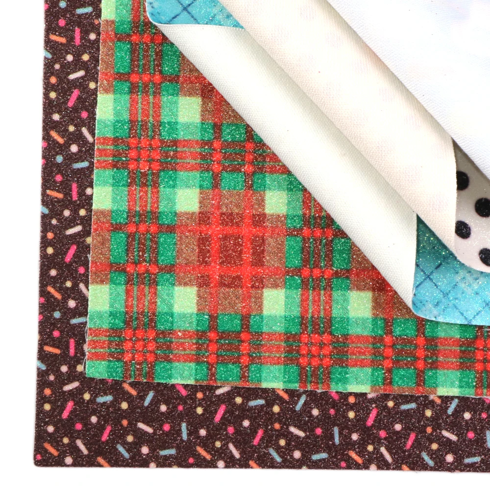 Новинка, 20*34 см, блестящий, для рождества, Хэллоуина, в горошек, искусственная кожа, для волос, бант, сумки, чехол для телефона, сделай сам, 1Yc7157