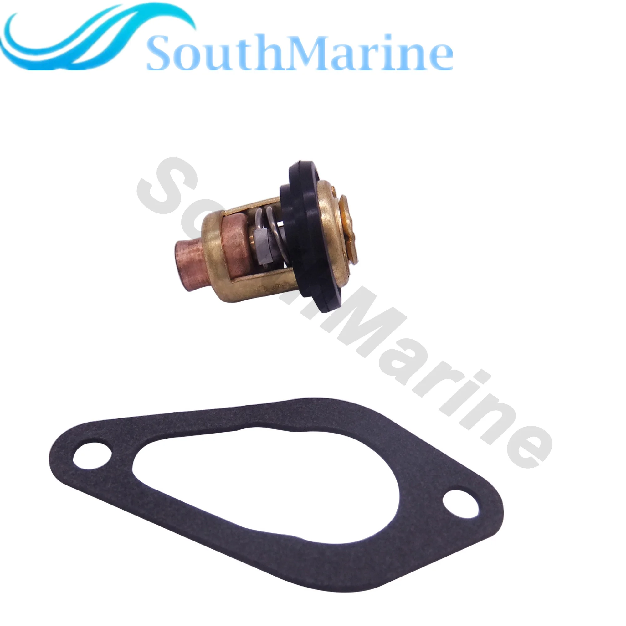 Boat Motor 855676002 8M0119207 Thermostat & 27-853702005 Gasket for Mercury Marine Outboard Engine 8HP 15HP 20HP 25HP 35HP Sier