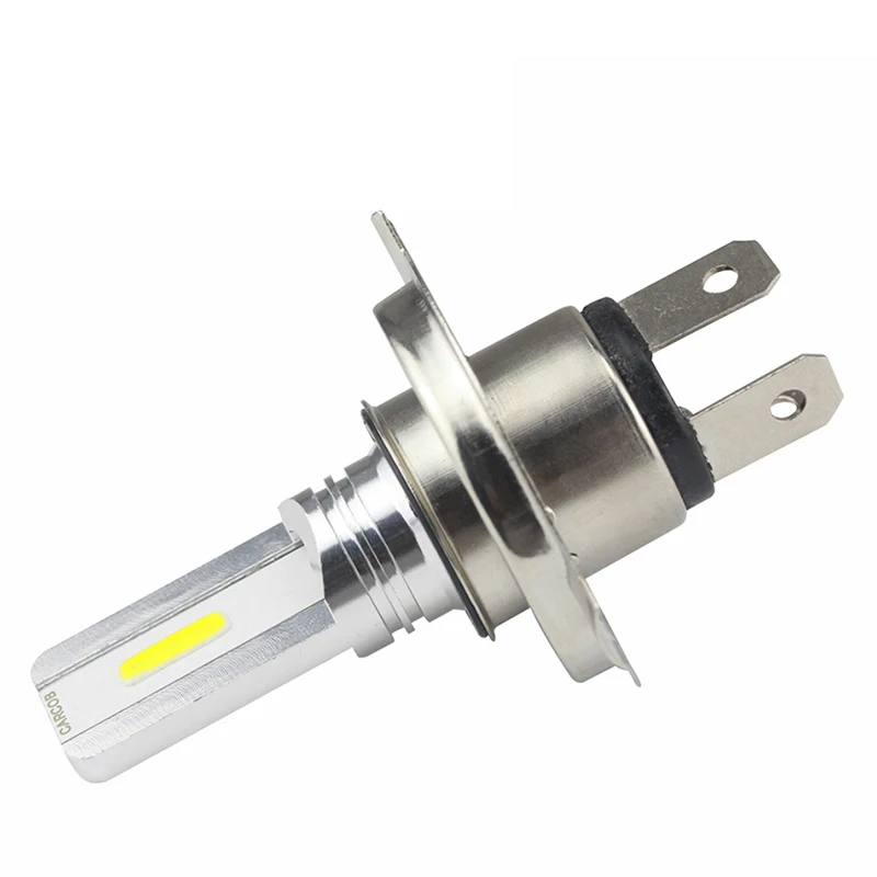 2 шт. Автомобильная противотуманная фара COB H4 30 Вт светодиодная фара Dc12V-24V 6500 к подсветка поворот Автоматическая лампочка