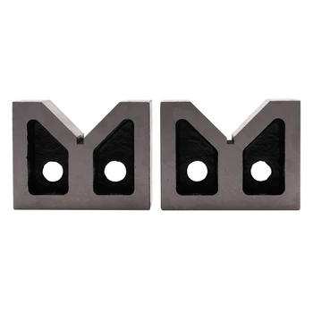 

2 Pcs 90 Degree Cast Iron V-Block 3 x 1-5/16 x 2-3/8 V Block Without Clamp