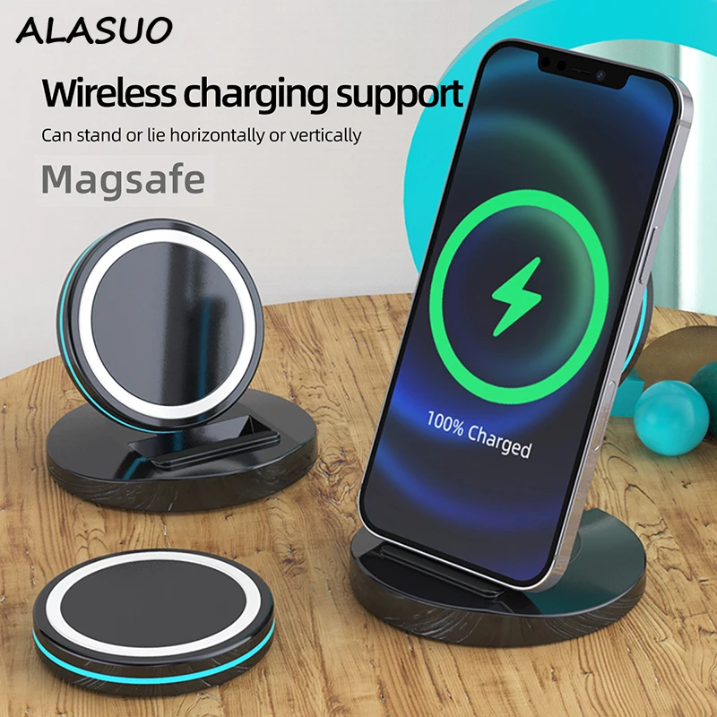 15W Magsafe Wireless charging for iphone 12 pro 12 12 pro max 11 folding phone stand quicck charge