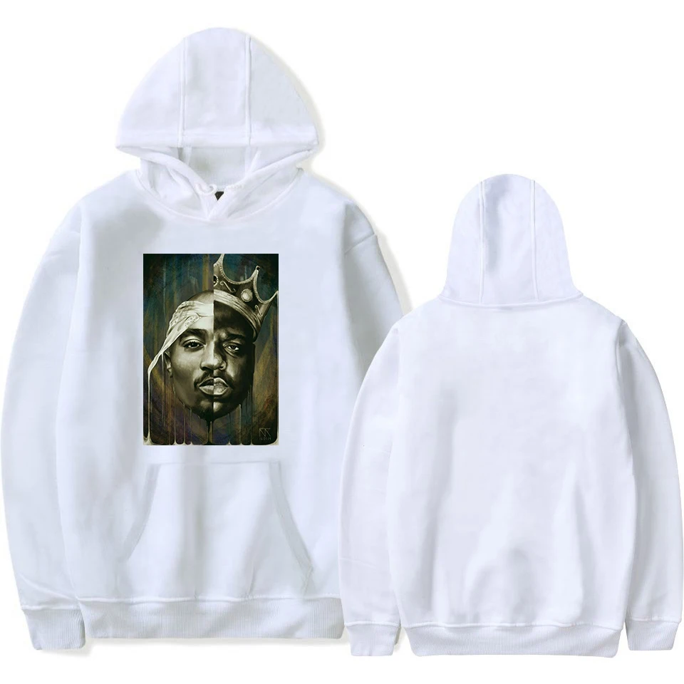 2 Тупак 2Pac толстовки Харадзюку мужские толстовки женские уличные розовые толстовки хип-хоп одежда для девочек Зимний пуловер с капюшоном - Цвет: 2