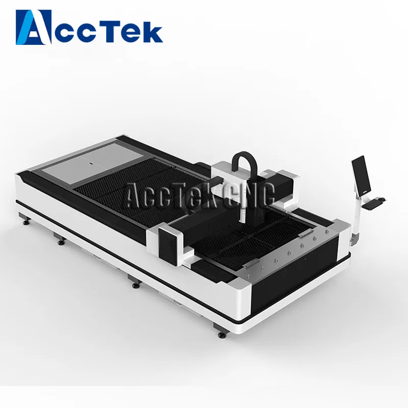 Китай AccTek высокий устойчивый Raycus IPG 500 Вт 750 Вт 1 кВт 1500 Вт углеродистая сталь нержавеющая cnc волоконно-металлическая лазерная машина для резки