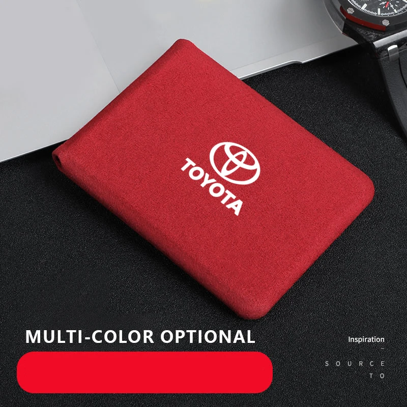 

NEW Best Selling Car Styling Driving Document Package License Holster Two-in-one ID Folder for Toyota Crown Reiz Corolla Camry