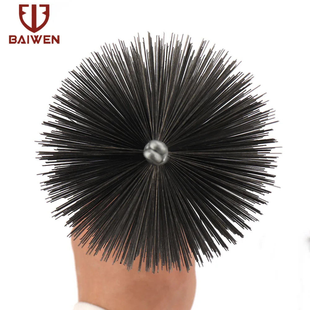 1pc Stahl Draht Rohr Rohr Pinsel Reinigung Werkzeuge Wasser Rohr M12 Stahl Draht Rohr Rohr Sweep Reinigung Schornstein hand Werkzeuge 18-75mm – Detail 13