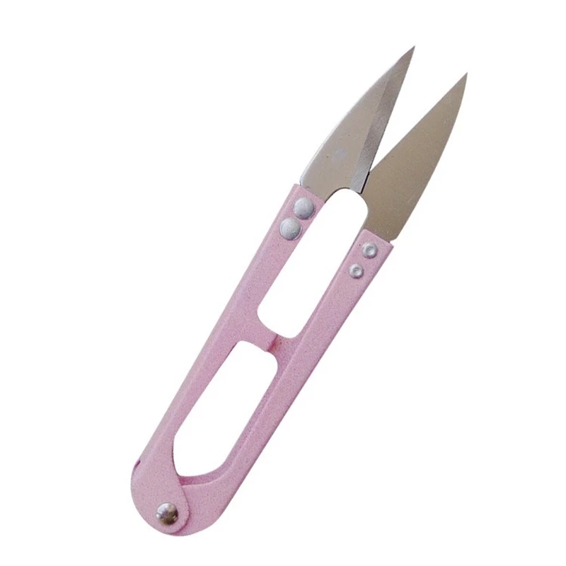 

1PC New three-colour Multifunction Carbon Steel U-shaped Scissors Thread Wire Cutter Sewing Snips Embroidery Tailor Tool Sewing
