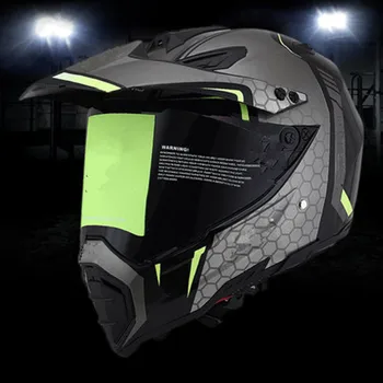

Motorcycle Off Road Dirt Bike Helmet Motocross Racing Helmet Downhill Mountain Helmet Suitable for Adult DOT