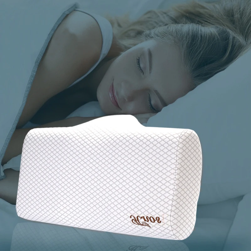 Memory Foam постельные принадлежности защитная подушка для шеи медленно восстанавливающийся поролон трендовые эргономичные шейные контуры пены памяти вдохновленные подушки
