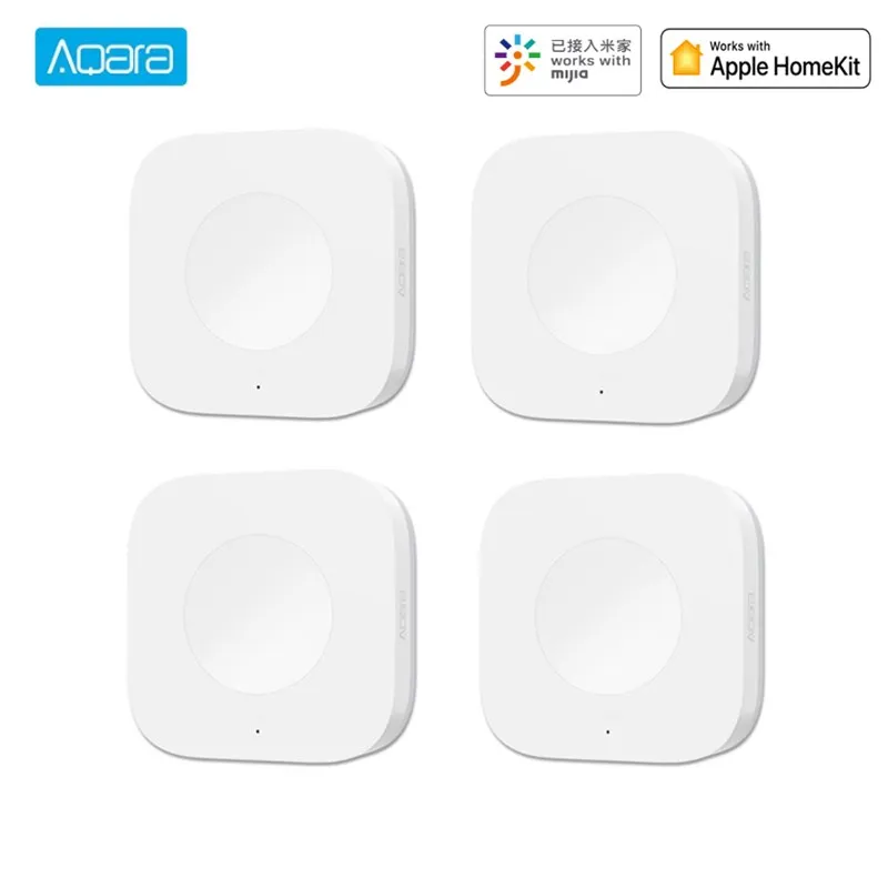 

Aqara Smart Wireless Switch Intelligent Home Application Light Switch ZigBee Wifi Connection One Key to Control For Doorbell