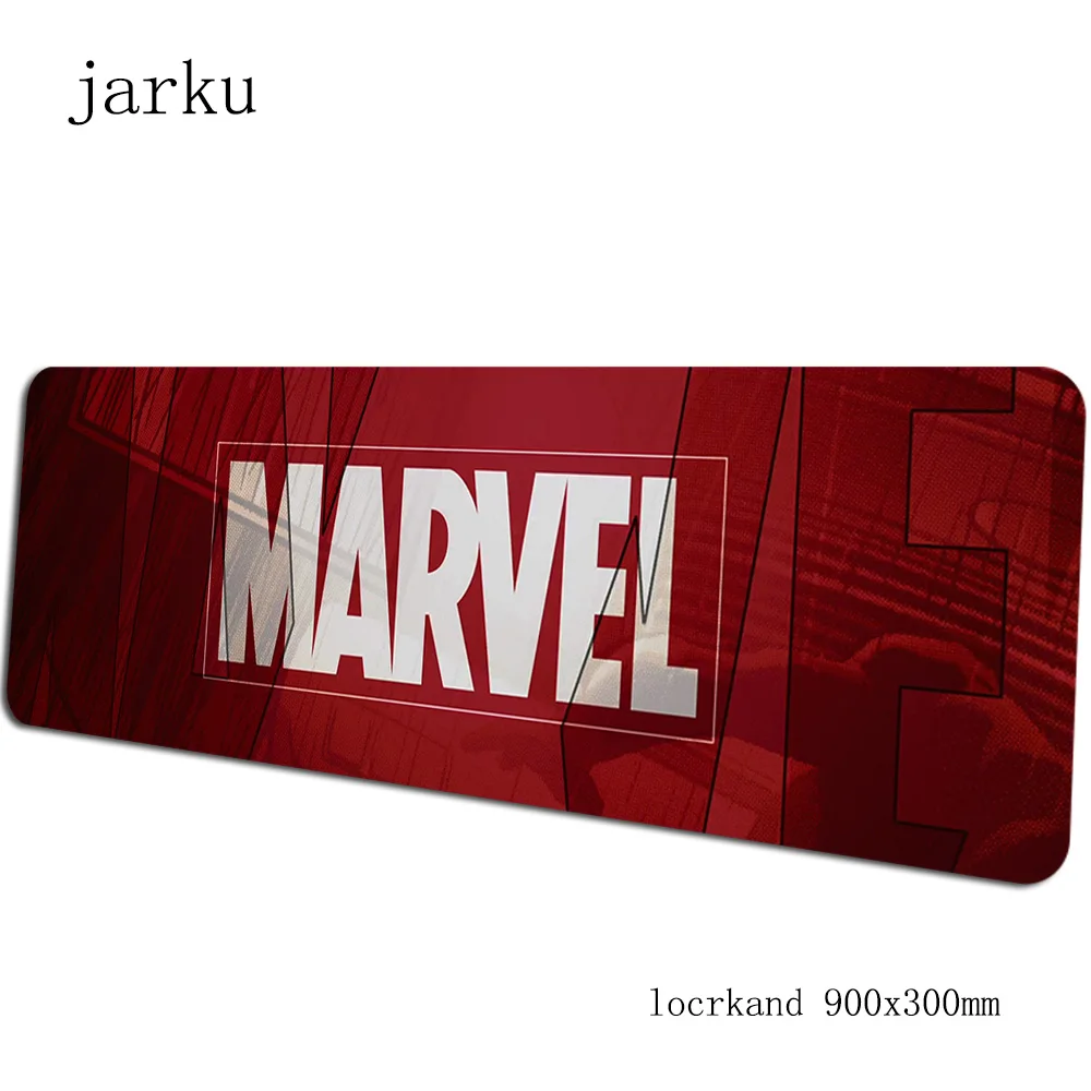 Marvel Comics логотип коврик для мыши 900x300X2 мм большая компьютерная мышь игровой мат геймпад пк геймер Самый дешевый игровой коврик для мыши padmouse
