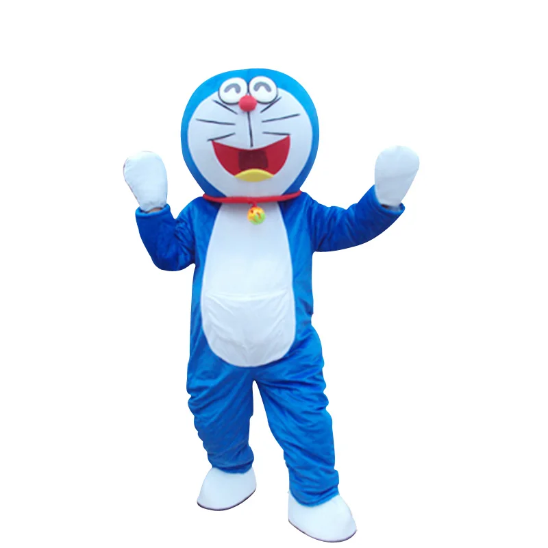 [TML] Cosplay Doraemon Cartoon character costume Robot Cat Mascot Costume Advertising Costume Party Costume Animal carnival toy