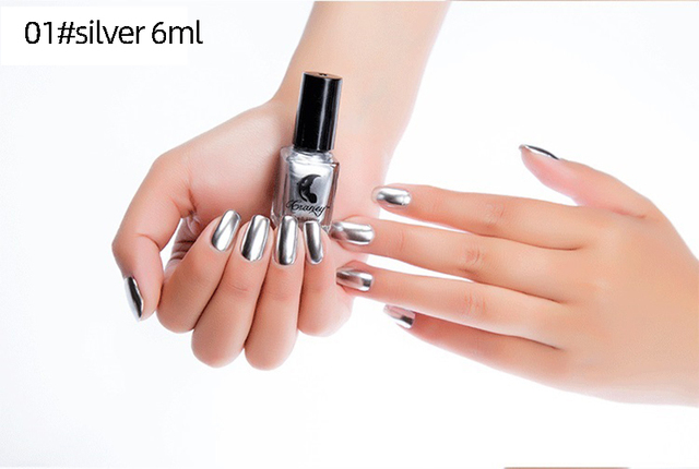 14 Colors Mirror nail Sexy Metallics Nail Polish Soak Off Nail Art For Women Girl beauty Makeup Tool Semi Permanent Varnish