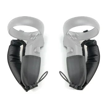 

1set Thickened VR Game Controller Cover Wrap Protection Attachment Fixed Adjustable Hand Grip Sleeve Soft Anti Throw For Oculus