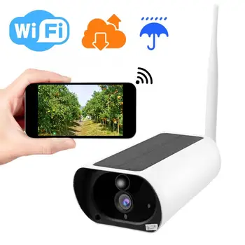 

Waterproof Camera 1080P HD 4X Optical Zoom Wireless WiFi Solar Energy Waterproof IP Camera Surveillance IR Camera
