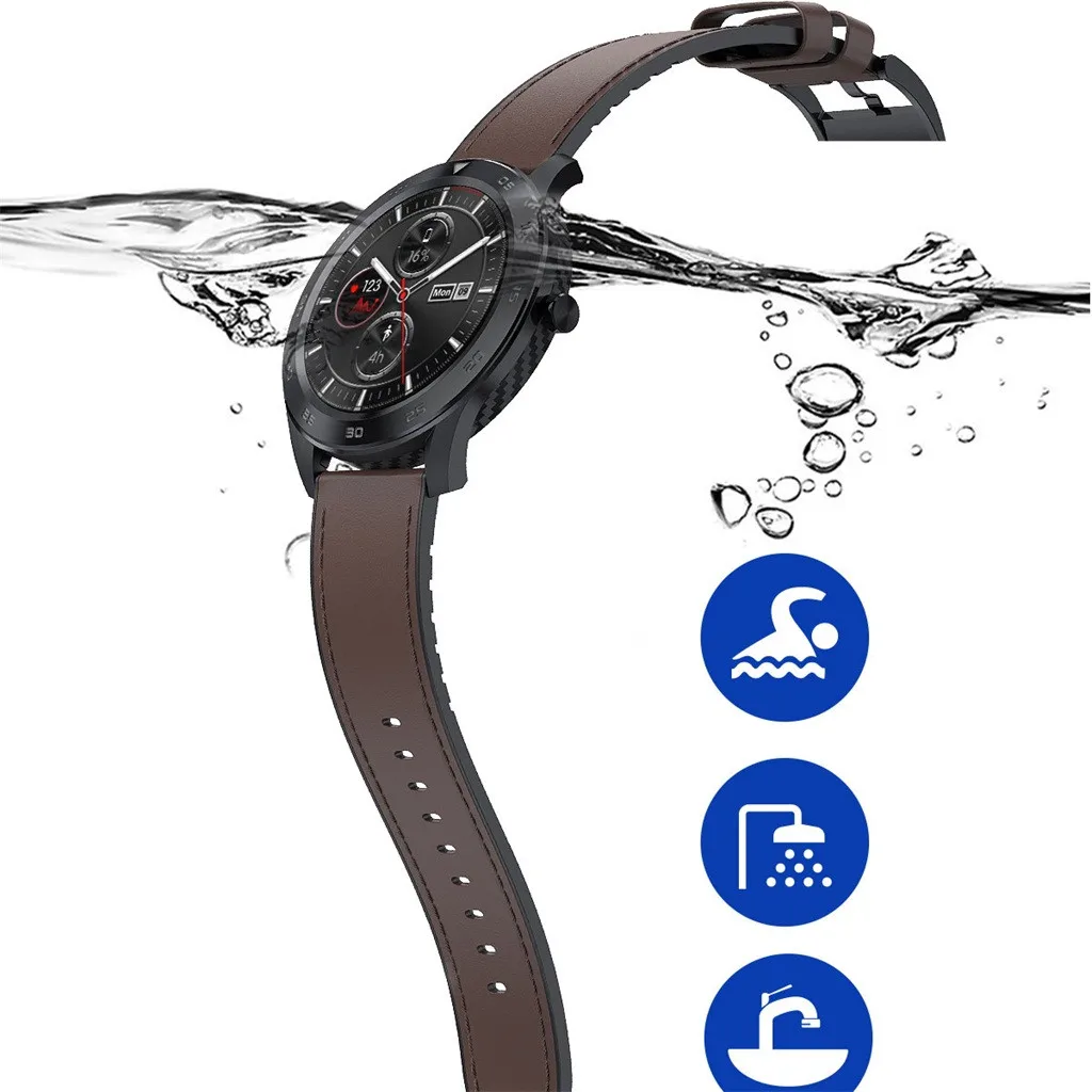 

DT98 1.3inch Multifunction IP68 Waterproof Full Touch Screen Sport Smartwatch Fitness Bracelet digital watch Dropship #9335